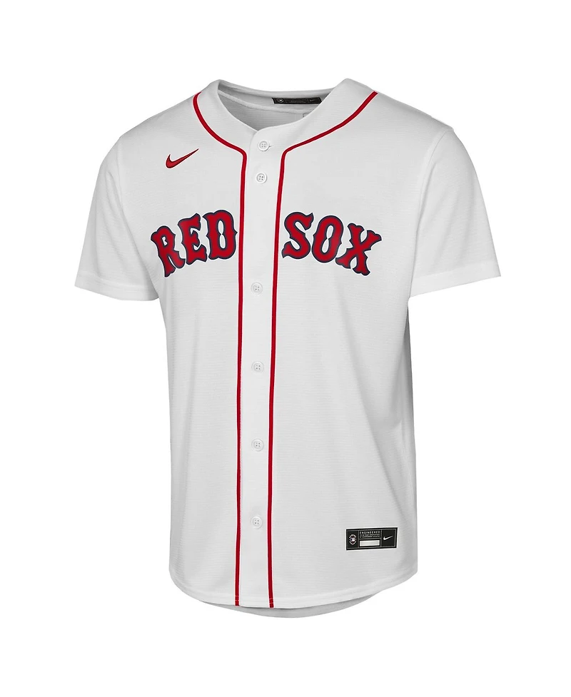 Nike Big Boys and Girls Roman Anthony White Boston Red Sox Home Replica Jersey