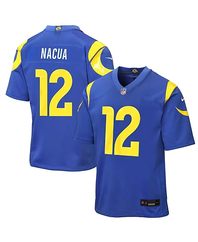 Nike Big Boys and Girls Puka Nacua Royal Los Angeles Rams Game Jersey