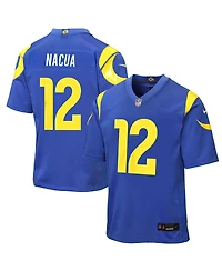 Nike Big Boys and Girls Puka Nacua Royal Los Angeles Rams Game Jersey