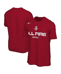 Nike Men's and Women's Red Houston Rockets 2026 Nba Playoffs Mantra T-Shirt