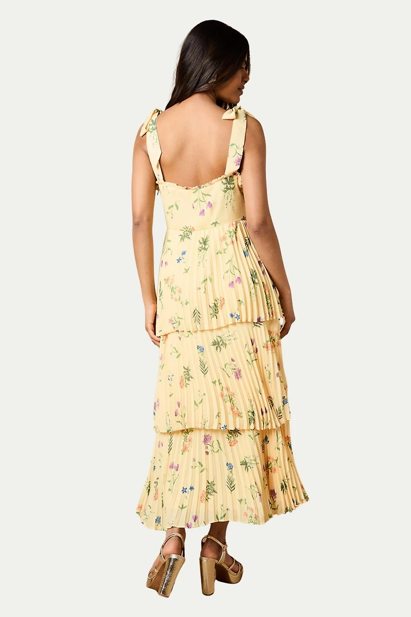 Oasis Women's Tie Shoulder Midi Dress