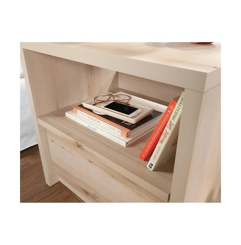 Sauder Harvey Park Night Stand, Pacific Maple finish