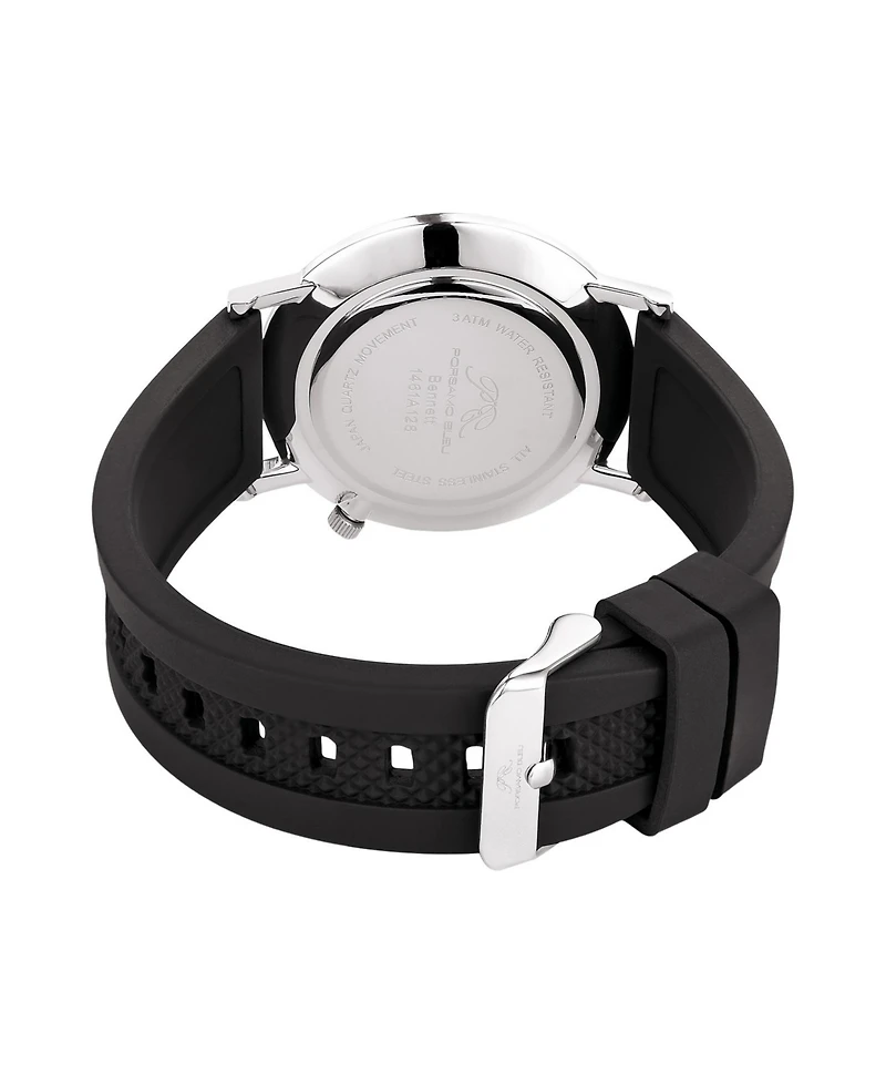 Porsamo Bleu Men's Bennett Silicone Band Watch 1461ABER
