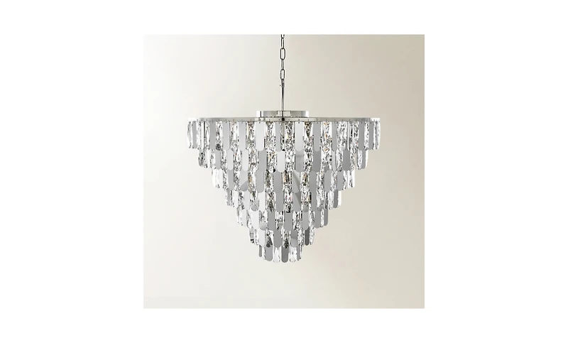 Z Gallerie Avenue Crystal Chandelier 28.5