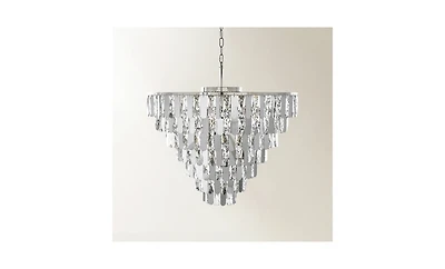 Z Gallerie Avenue Crystal Chandelier 28.5