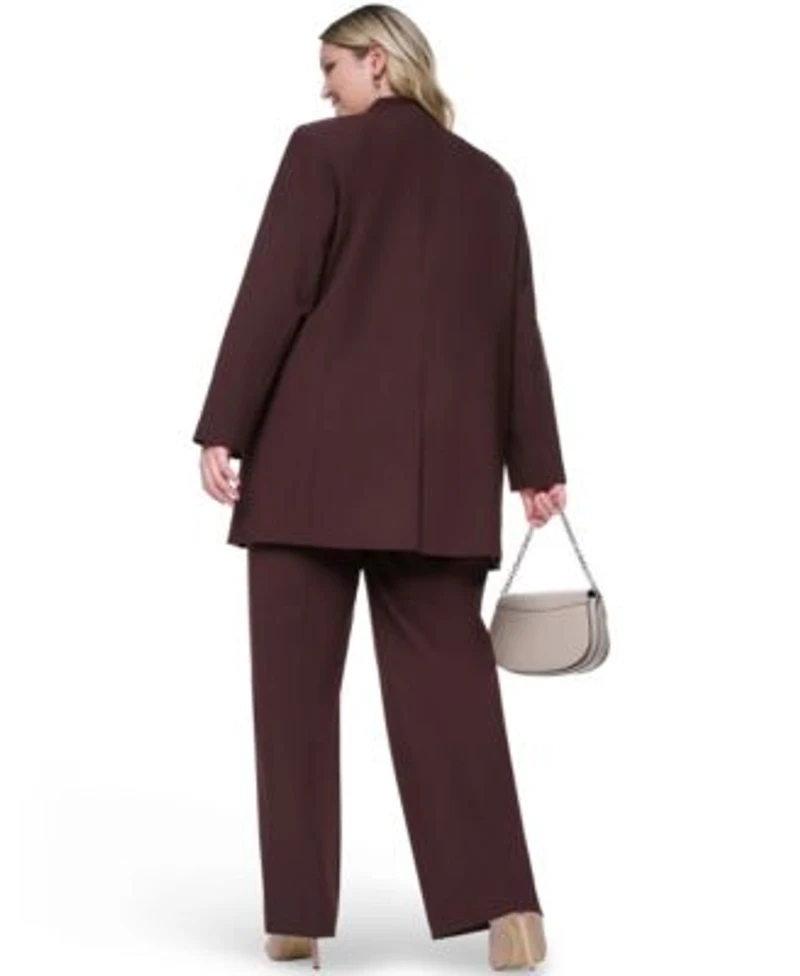 Calvin Klein Open Front 3 4 Sleeve Jacket Highline Pant