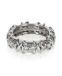 Pre-Owned Tiffany & Co Platinum Diamond Sixteen Stone Ring