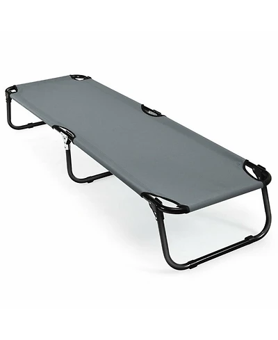 Gouun Folding Elevated Camping Cot for Sleeping, Hiking and Travel