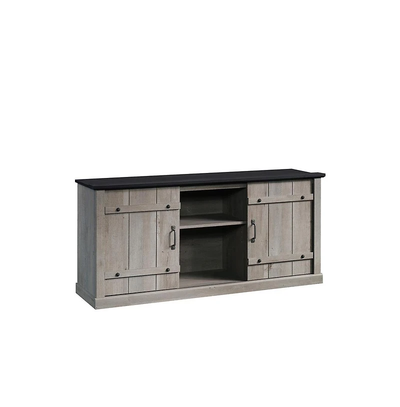 Sauder Misc Entertainment Credenza, For TVs up to 70", Mystic Oak finish