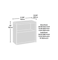 Sauder Hudson Court File Cabinet, Pearl Oak finish