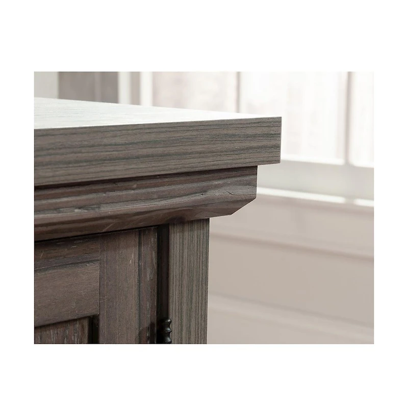 Sauder Aspen Post Commercial Office Credenza, Pebble Pine finish