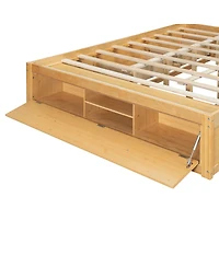 Streamdale Furniture Platform Bed w/ 4 Drawers and Lift Storage