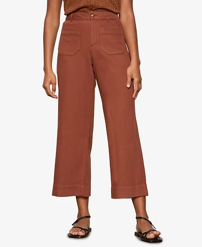 Sanctuary Women's Soft Marine Cotton Cropped Pants