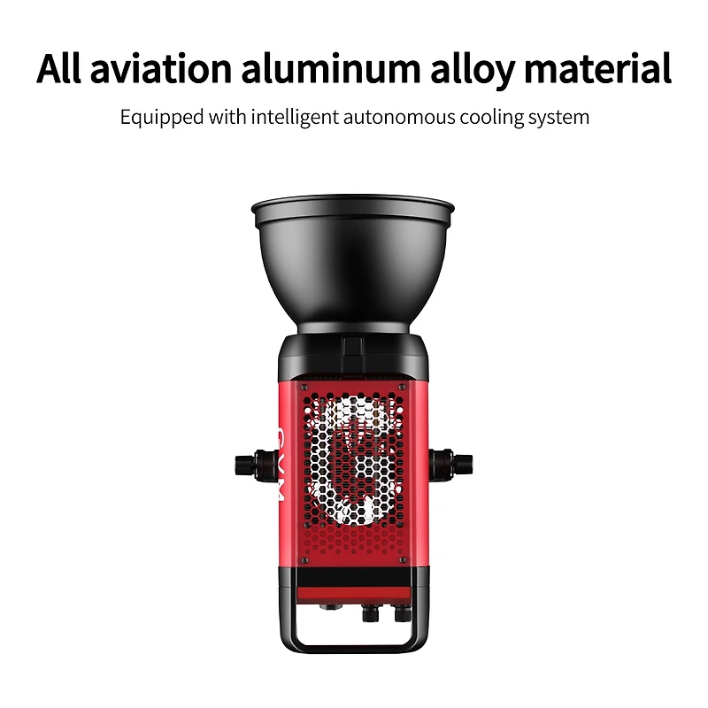 Gvm Pro SD200B 200W Bi-Color Led Video Cob Spotlight Kit with Lantern Softbox and Light Stand