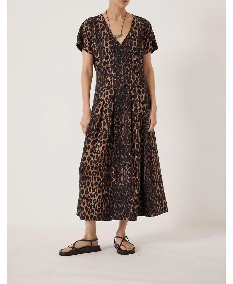 Hush Women's Bronte Pleated Air Flow Midi Dress