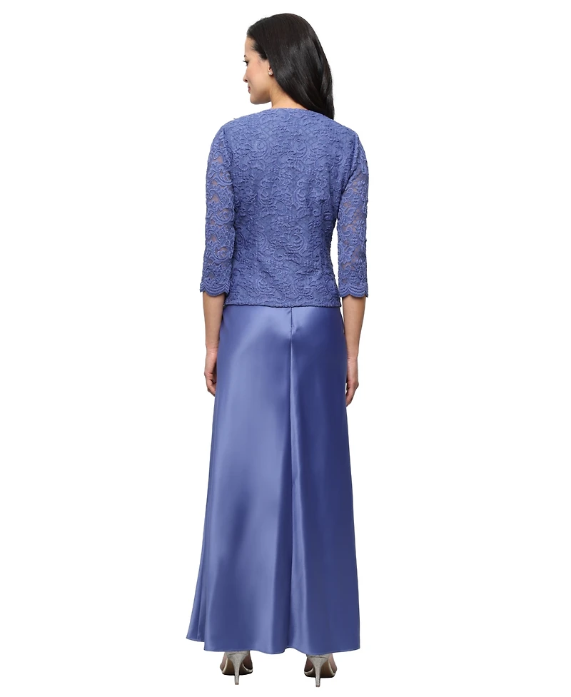 Alex Evenings Petite Lace Dress and Jacket