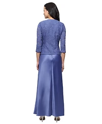 Alex Evenings Petite Lace Dress and Jacket
