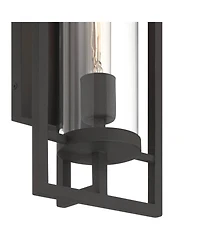 Possini Euro Design Castello High Modern Outdoor Wall Light Fixture Mount Porch House Set of 2 Marine Grade Finish