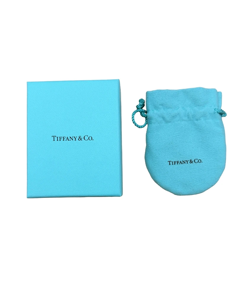 Pre-Owned Tiffany & Co Sterling Silver Elsa Peretti Open Heart Pendant