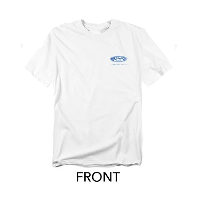 Mustang Men's Ford Gt Fastback Advert Front Back T-Shirt
