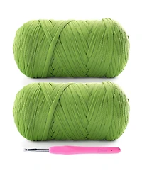 Gnuadz 400 G/130 Tshirt Yarn Crochet Hook Set