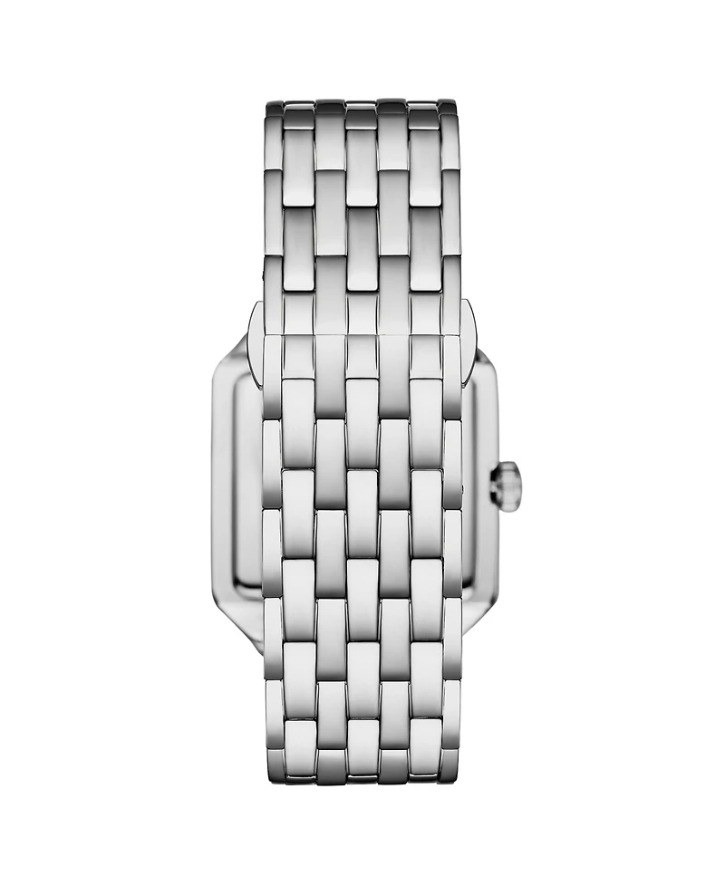 Stuhrling Valencia 4067 Women s Quartz Watch, 32mm Square Crystal Bezel, Stainless Steel Bracelet