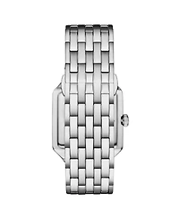 Stuhrling Valencia 4067 Women s Quartz Watch, 32mm Square Crystal Bezel, Stainless Steel Bracelet