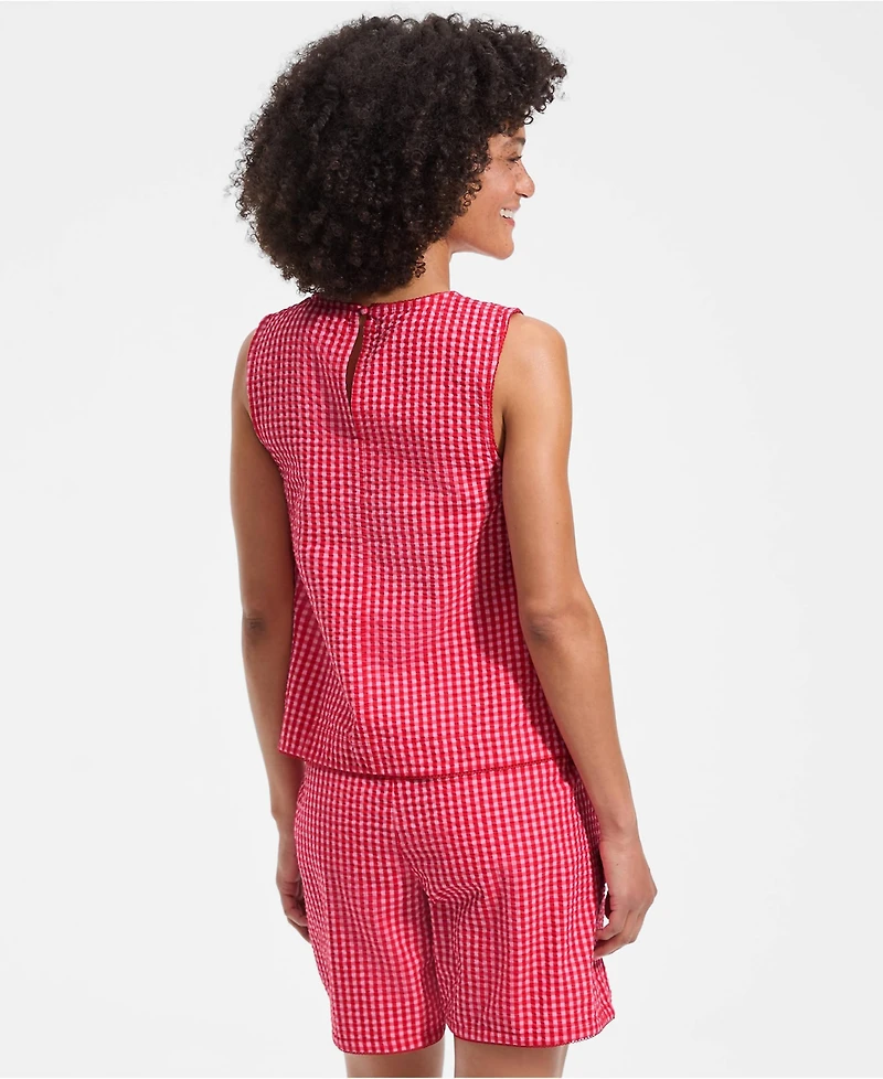 Lands' End Women's Seersucker Matchback Shell