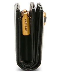 Anne Klein Horsebit Zipper Wallet