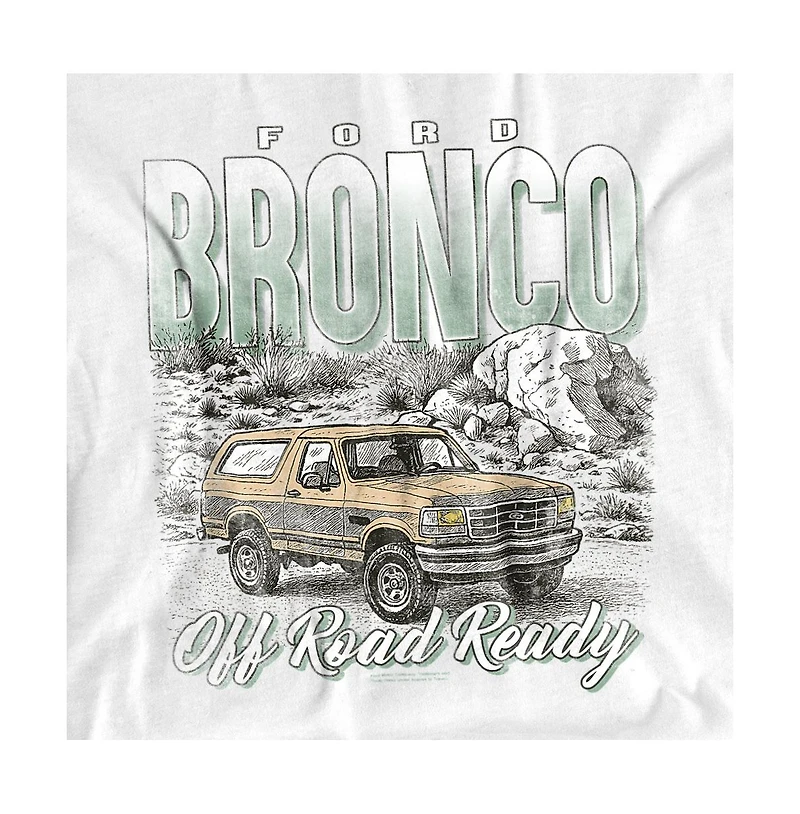Mustang Men's Ford Bronco Off Road Desert T-Shirt