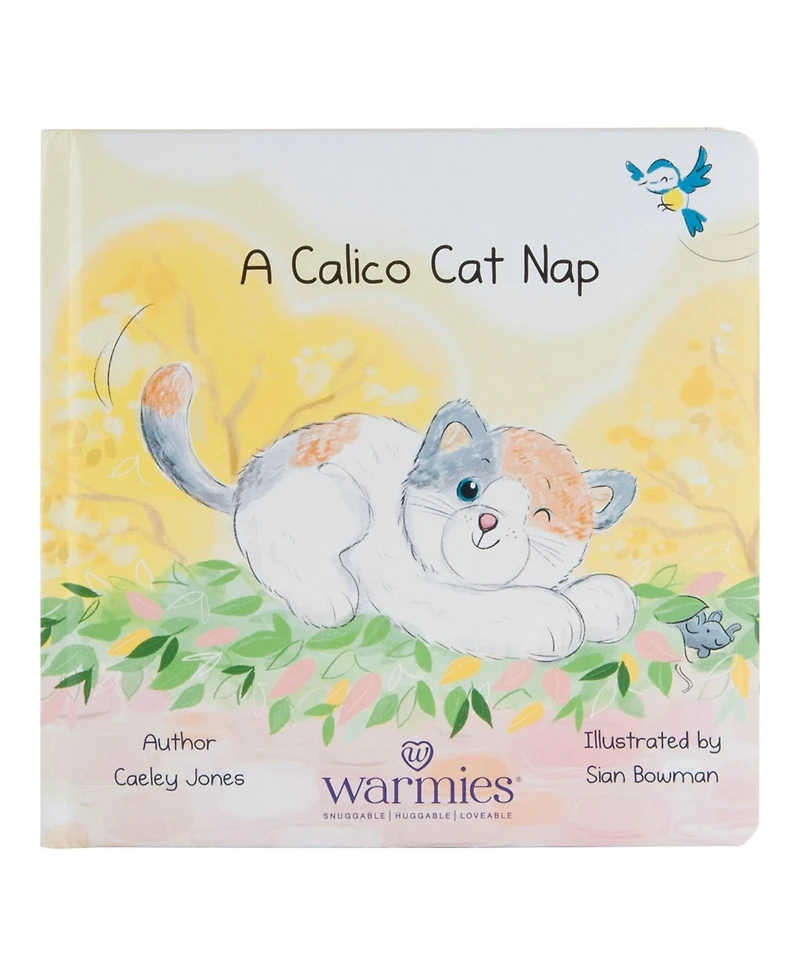 Intelex Warmies Microwavable Plush 13" Calico Cat and Board Book