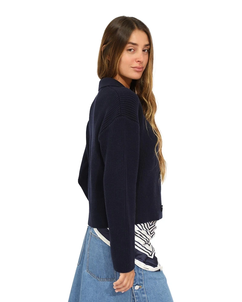 Belle & Bloom Women's Make It With You Buttoned Cardi Jacket