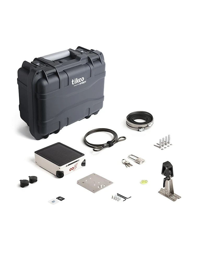 Enlaps Tikee 4 12MP Timelapse 6K Video Camera Pack, Bundle with External Solar Panel