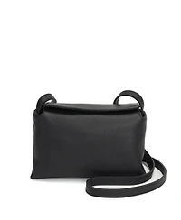 Susu Ivy Small Pebbled Leather Crossbody Bag Minimalist Shoulder Lightweight Everyday Purse for Women
