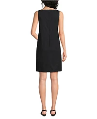 Lands' End Women's Linen Shift Above the Knee Dress