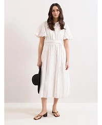 Phase Eight Women's Marielle Striped Shirt Dress