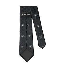 J. Palmer Men's Las Vegas Raiders Game Day Polka Dot Tie