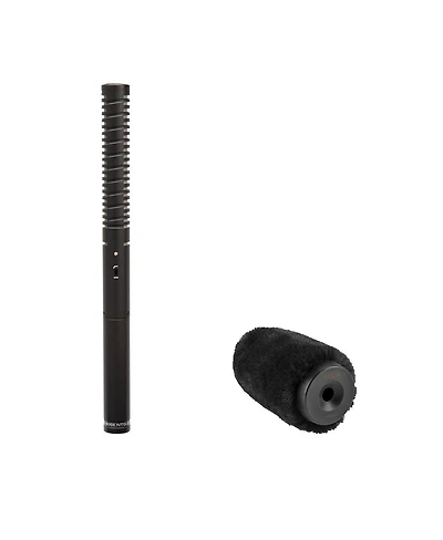 Rode NTG2 Battery or Phantom Powered Condenser Shotgun Microphone, Bundle with Rycote 15cm Standard Hole Sgm Foam with 19mm/22mm Windscreen