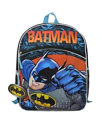 Batman Dc Comics 16" Backpack with Side Mesh Pockets and front pocket