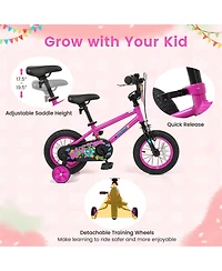 Slickblue Kids Bicycle with Training Wheels