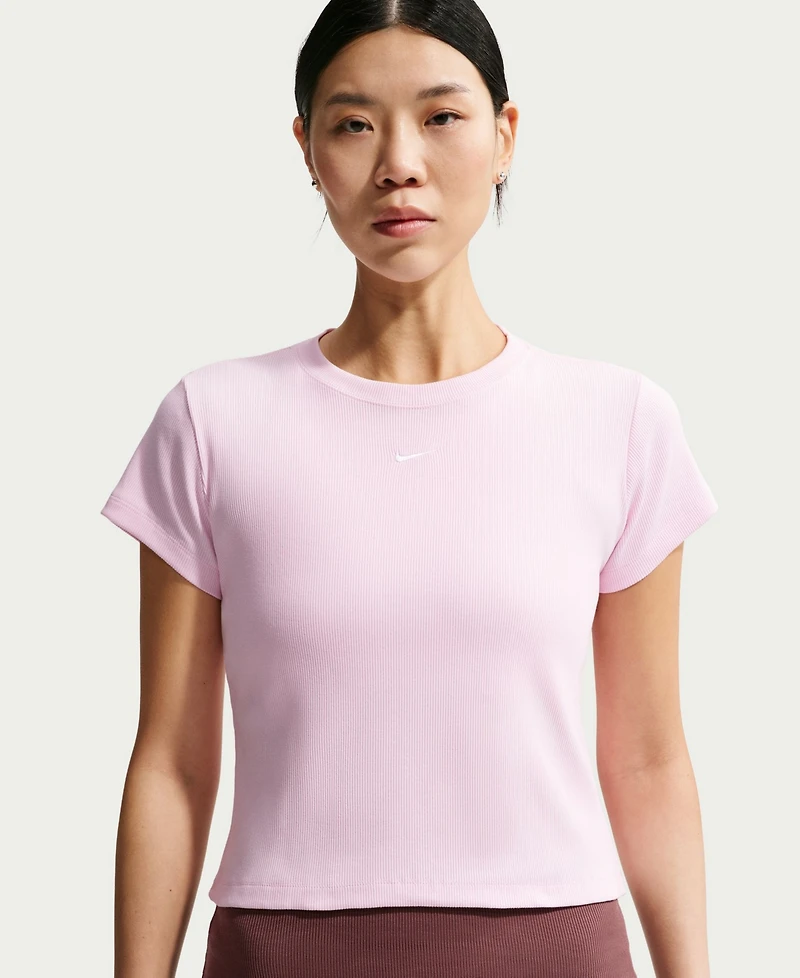 Nike Sportswear Women's Tight Ribbed Short Sleeve T-Shirt