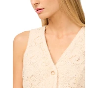 CeCe Women's Sleeveless V-Neck Midi Dress