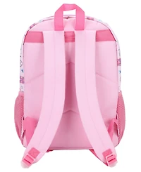Disney Princess Girls' Backpack, Lunch Bag, Pencil Case, Key Chain and Carabiner, 5-Piece Set