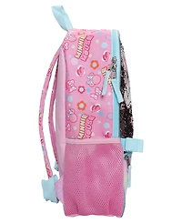 Minnie Mouse Boys' and Girls' Backpack, Lunch Bag, Pencil Case, Key Chain and Carabiner, 5-Piece Set
