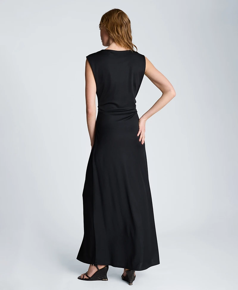 Kenneth Cole Women's Waist Drape Maxi Dress