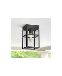John Timberland San Lucas 10 1/4 inces High Sand Outdoor Flushmount Ceiling Light