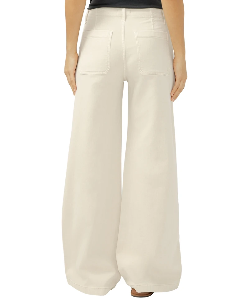 Silver Jeans Co. Women's Wide Leg Knit Flex
