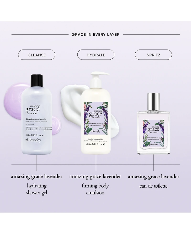 philosophy Amazing Grace Lavender Hydrating Shower Gel