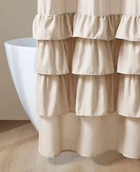 Madison Park Grace Ruffled Shower Curtain, 72" x 84"
