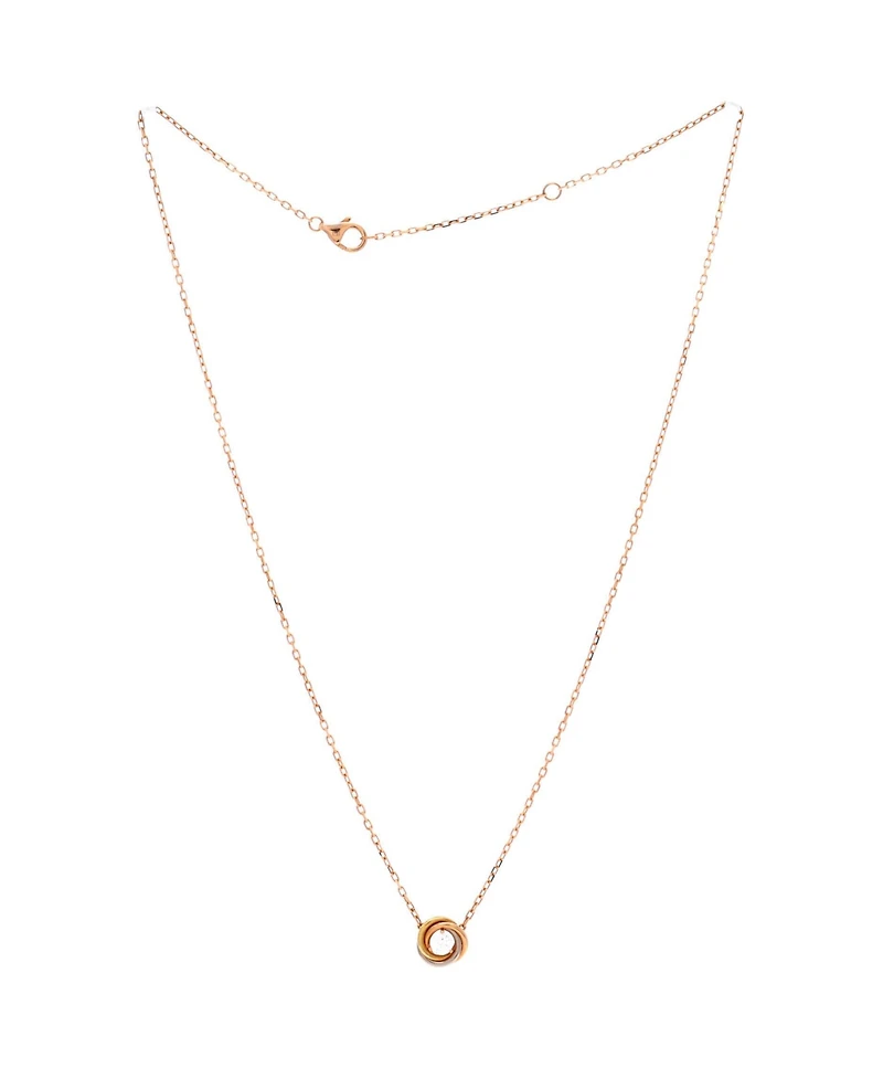 Pre-Owned Cartier Trinity Diamond Pendant Necklace